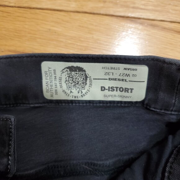 Diesel Women skinny jean 27 waist and 32 length - Picture 8 of 10